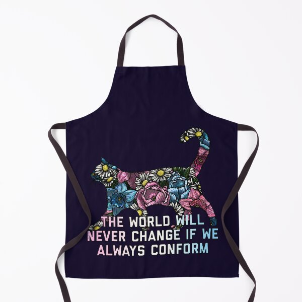 Item preview, The World Needs Change Cat designed and sold by Art by Veya.