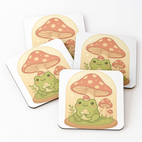 Item preview, Shroom Buddy – Cute Frog in Mushroom Dome designed and sold by CoolThings Creative.