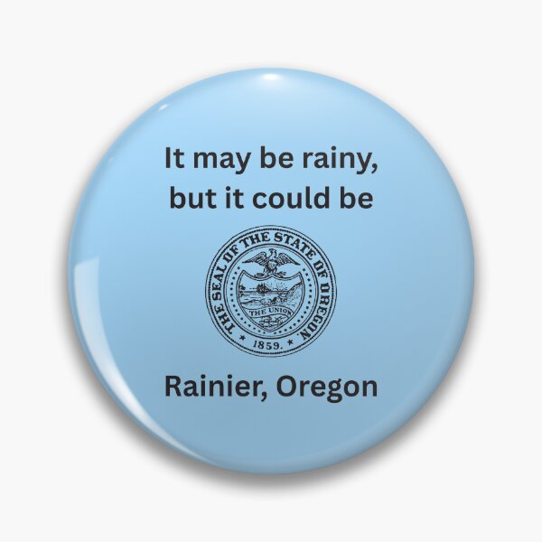 Item preview, Rainy Rainier Oregon designed and sold by Kilted Owl.