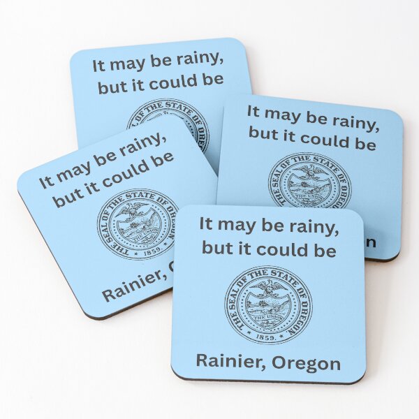 Item preview, Rainy Rainier Oregon designed and sold by Kilted Owl.