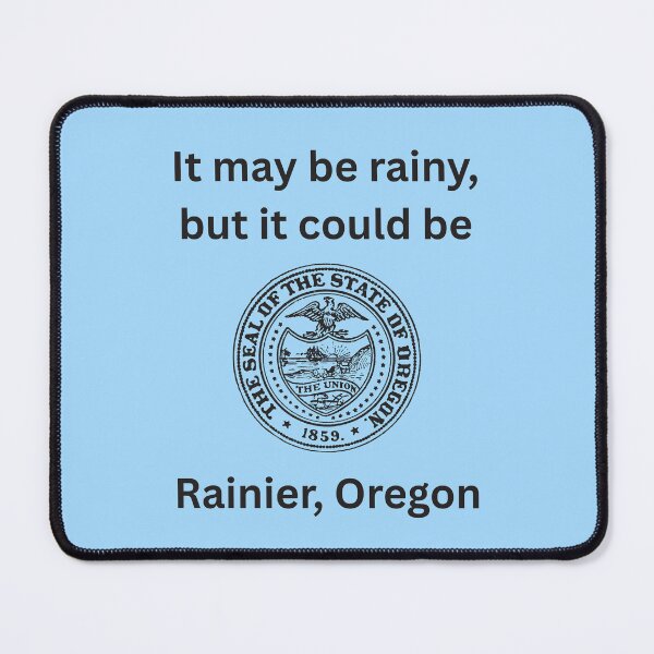 Item preview, Rainy Rainier Oregon designed and sold by Kilted Owl.
