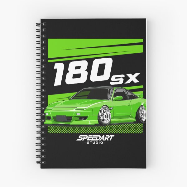 Aperçu de l'œuvre Green 180SX – Légende de la rue créée et vendue par SpeedArtStudio.