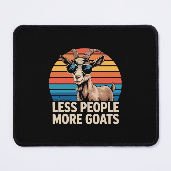Item preview, Funny Less People More Goats for Farmers designed and sold by Stick-Artistry.