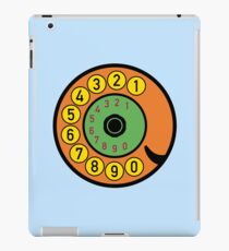 Vintage telephone retro nostalgic dial iPad Case/Skin