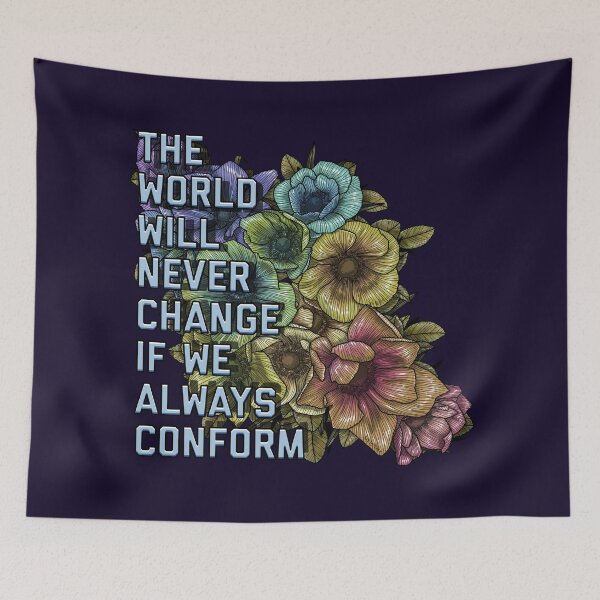 Item preview, The World Needs Change Anemones designed and sold by Art by Veya.