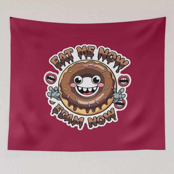Item preview,  wacky Donut sticker fan  designed and sold by Graphichop.