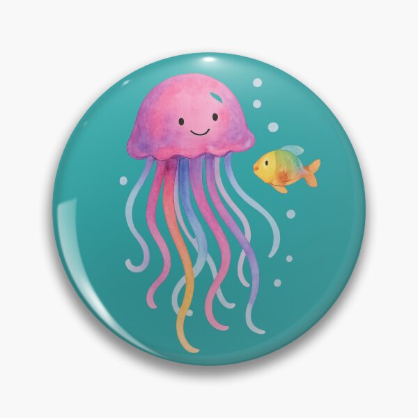 Item preview,  Happy Jellyfish and Rainbow Fish Friends designed and sold by IraBum.
