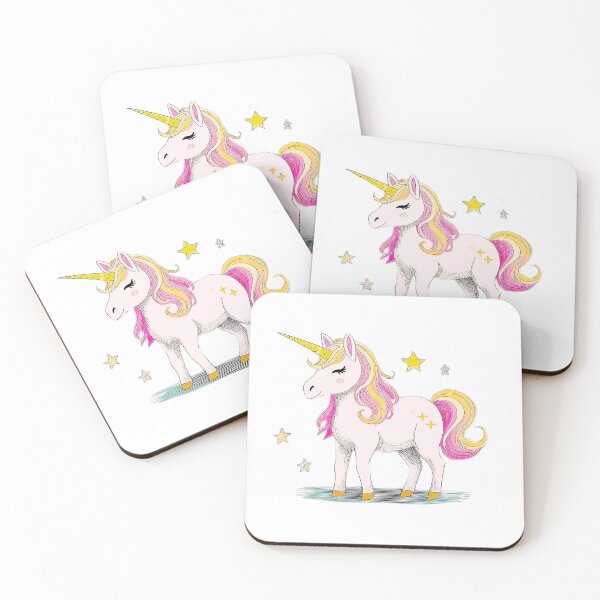 Item preview, Adorable Unicorn Illustration designed and sold by CharlieMakes.