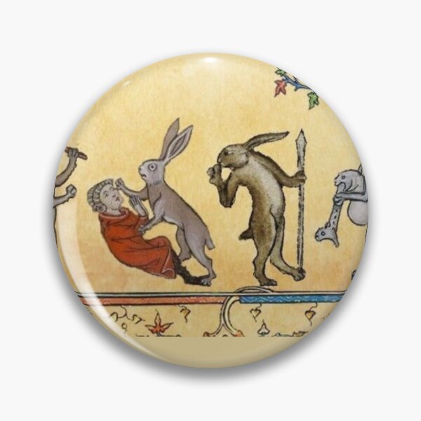 Item preview, "The Brotherhood of the Sly Rabbits", medieval painting, 11th century AD designed and sold by PatronesKawai.
