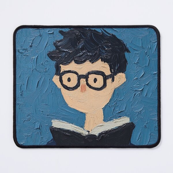 Item preview, Nerd | Post-impressionist painting style designed and sold by ComicsFactory.