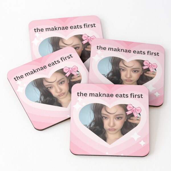 Item preview, Kpop Aespa NingNing Funny Maknae Eats First Kpop Meme designed and sold by StarBunnyDesign.