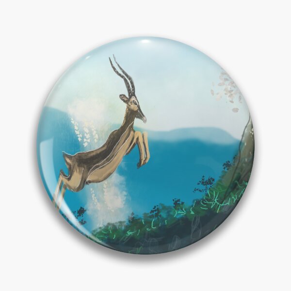 Item preview, Gazelle leaping designed and sold by Evelynejoyofart.