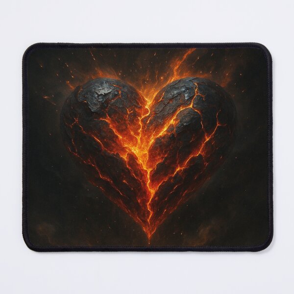 Item preview, “Molten Heart – Inner Power Unleashed” designed and sold by GalenaDeco.