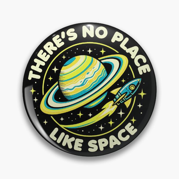Item preview, There’s No Place Like Space – Retro Saturn and Rocket Galaxy Design designed and sold by Victor Shadehorn.