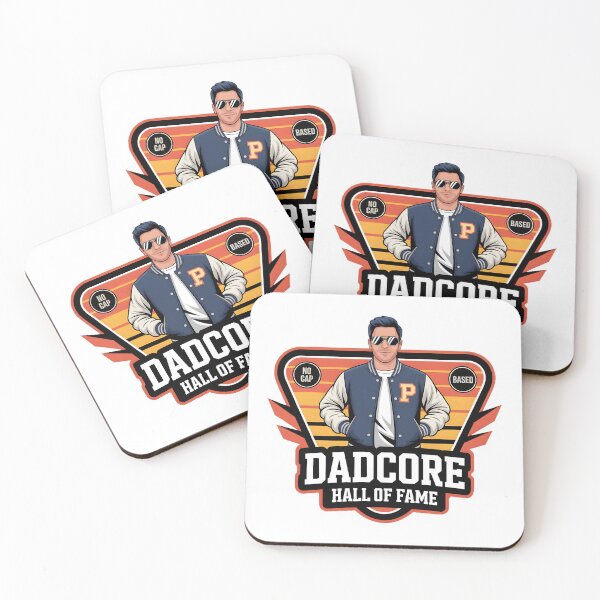 Item preview, Dadcore Hall of Fame | Retro Varsity Father’s Day Digital Art | No Cap, Based Dad Print 2025 designed and sold by AnnDesignStudio.