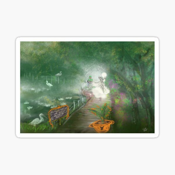 Item preview, The ghostly visitor,  designed and sold by Evelynejoyofart.