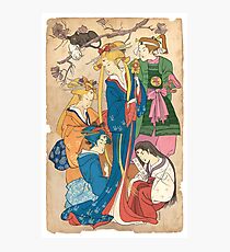 Sailor Moon Ukiyo E Photographic Print
