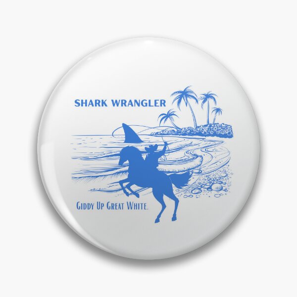 Item preview, Shark Wrangler, Giddy up great white designed and sold by joyfulfeatures.