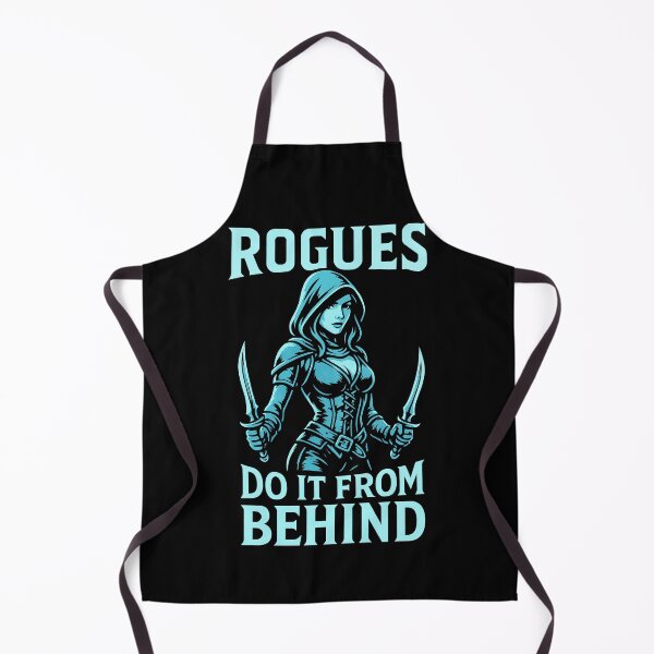 Item preview, Rogues Do It From Behind – Funny RPG Stealth Class Gamer Quote Design designed and sold by Victor Shadehorn.