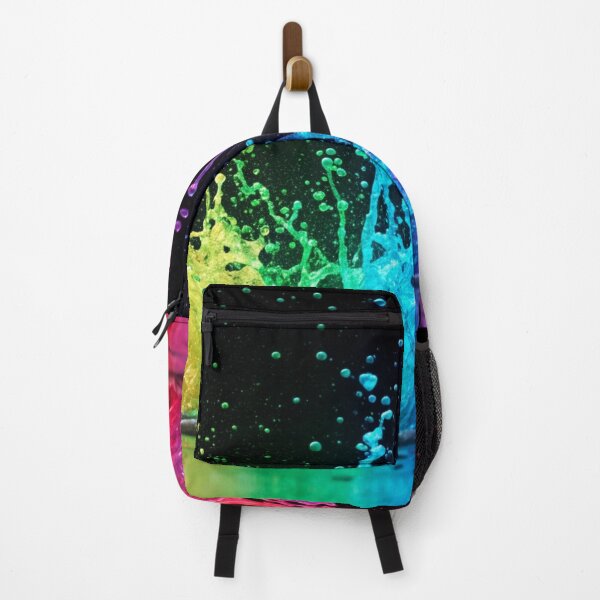 Item preview, Neon Paint Splashes Abstract — Vibrant Color Explosion Art designed and sold by ArtiQreate.