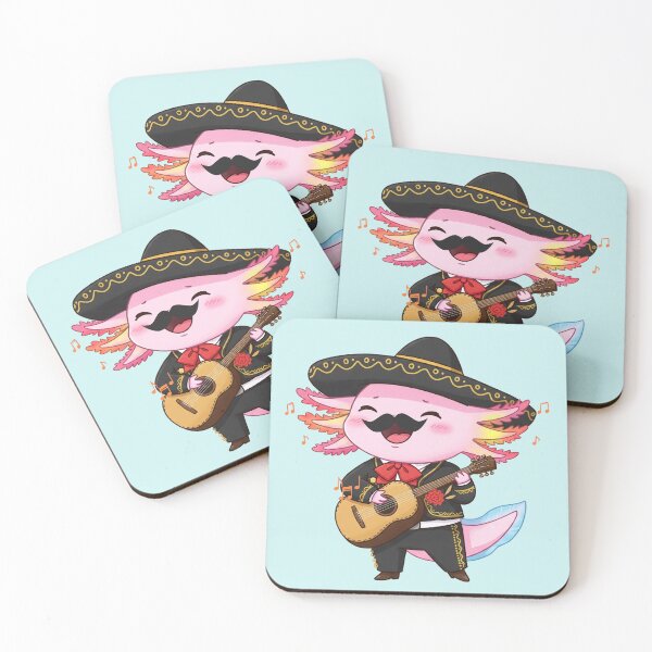 Item preview, Adorable Mariachi Axolotl designed and sold by Claustronautas.