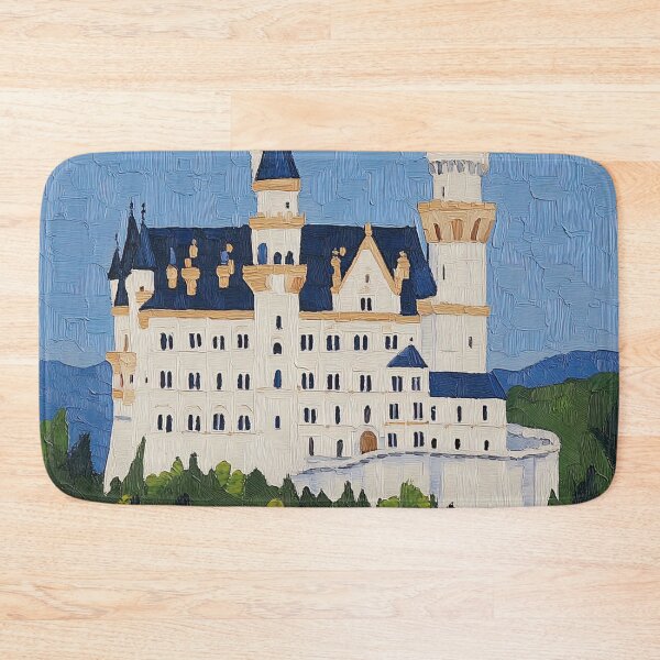 Item preview, Neuschwanstein Castle | Post-impressionist painting style designed and sold by ComicsFactory.