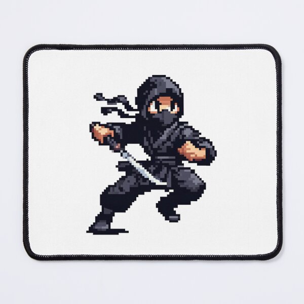Item preview, Pixel Art Ninja Warrior – Retro Stealth Fighter with Katana designed and sold by Greemo03.