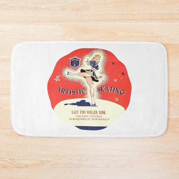 Item preview, East End Roller Rink Albuquerque New Mexico Roller Skating Rink Sticker Decal Design 3 designed and sold by tislord.