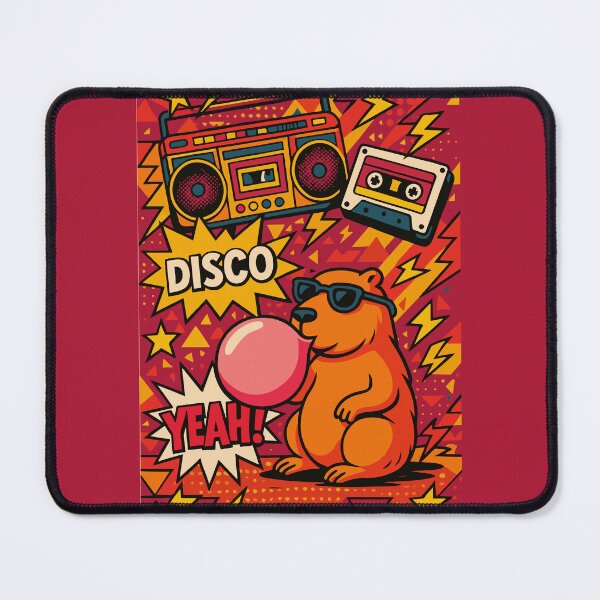 Item preview, A playful retro design featuring a cool 90s capybara designed and sold by EchoOfSilence.