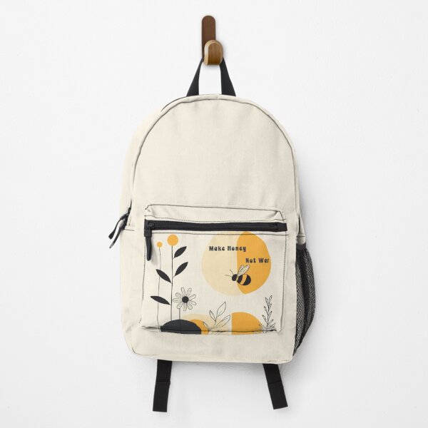 Item preview, Make Honey, Not War – Modern Bee Peace Design designed and sold by Bearabilia.