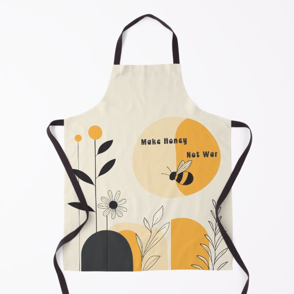 Item preview, Make Honey, Not War – Modern Bee Peace Design designed and sold by Bearabilia.