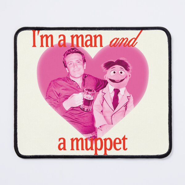 Item preview, Man AND a muppet pink designed and sold by pistachioprincess.