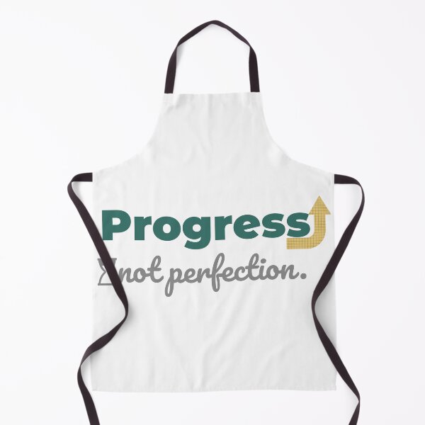 Item preview, Progress Not Perfection Inspirational Quote Art designed and sold by AlbCraft.