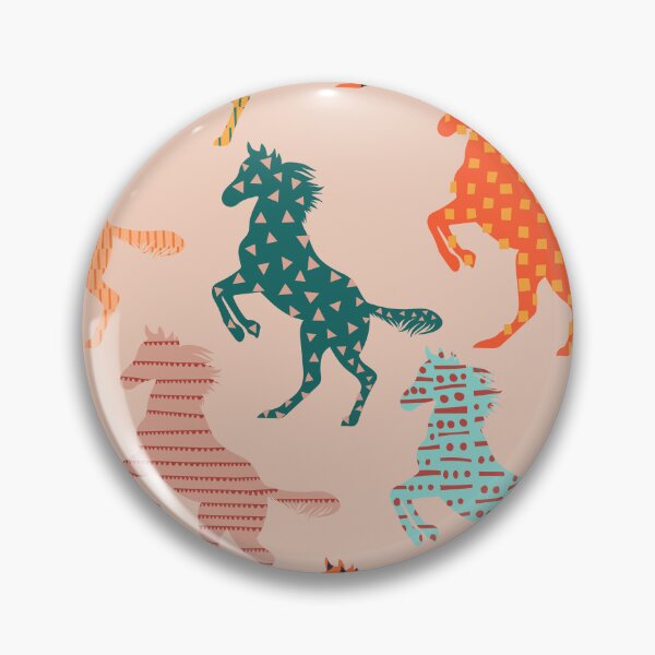 Item preview, equestrianlife in bold colorways  designed and sold by Flyingwall.