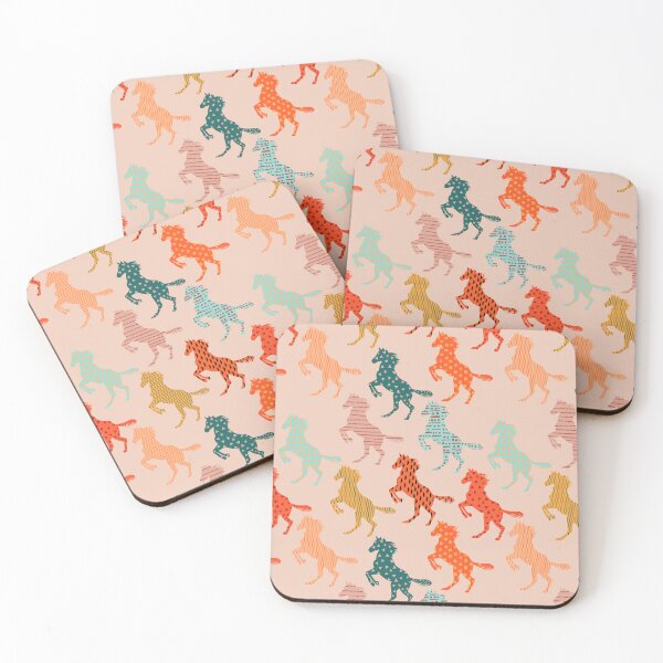 Item preview, equestrianlife in bold colorways  designed and sold by Flyingwall.