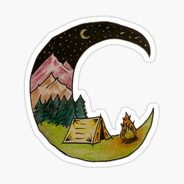 Item preview, Wild camping designed and sold by Pondsk8ter.