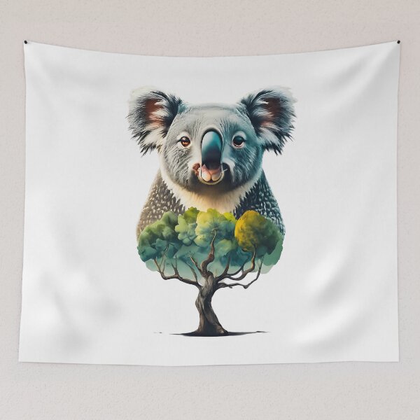 Item preview, Calm of the treetops Koala bear designed and sold by Ann Miu Deluxe.