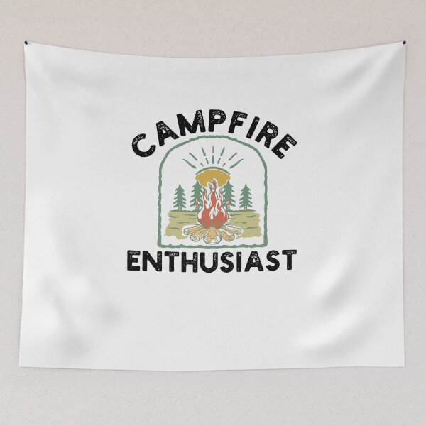 Item preview, Campfire Enthusiast Campfire Funny Camping joke vintage designed and sold by snowry.