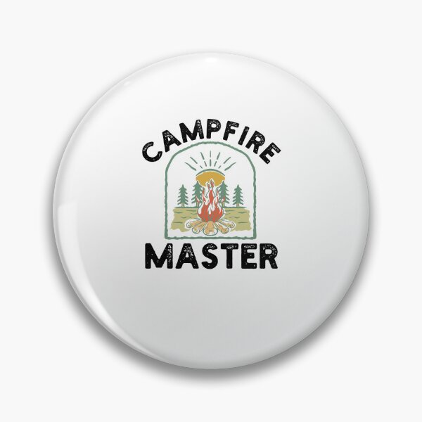 Item preview, Campfire Master Bonfire humor Funny Camping vintage designed and sold by snowry.