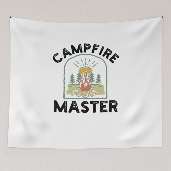 Item preview, Campfire Master Bonfire humor Funny Camping vintage designed and sold by snowry.