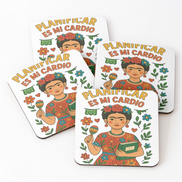 Item preview, Planificar Es Mi Cardio | Frida-Inspired Bilingual Teacher Design designed and sold by Mi Clase Divertida.
