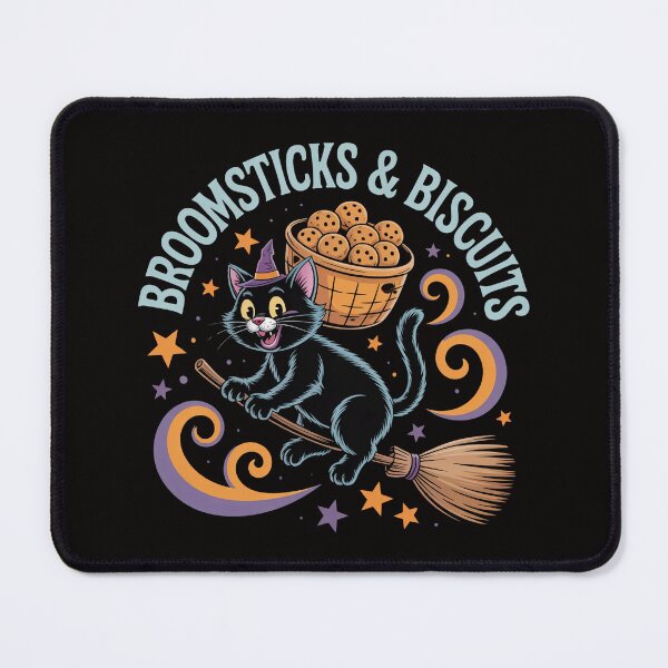 Item preview, Broomsticks and Biscuits – Kitty Biscuits Bakery designed and sold by Slavicsoul.