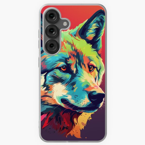 Item preview, Wolf Popart 2 designed and sold by RedHandedOD.