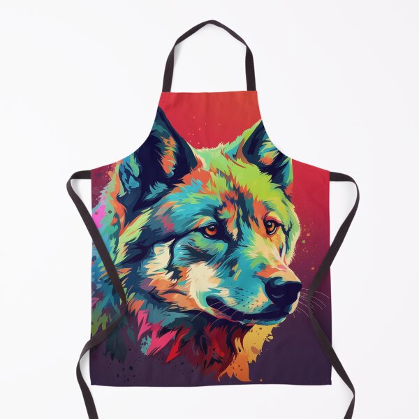 Item preview, Wolf Popart 2 designed and sold by RedHandedOD.