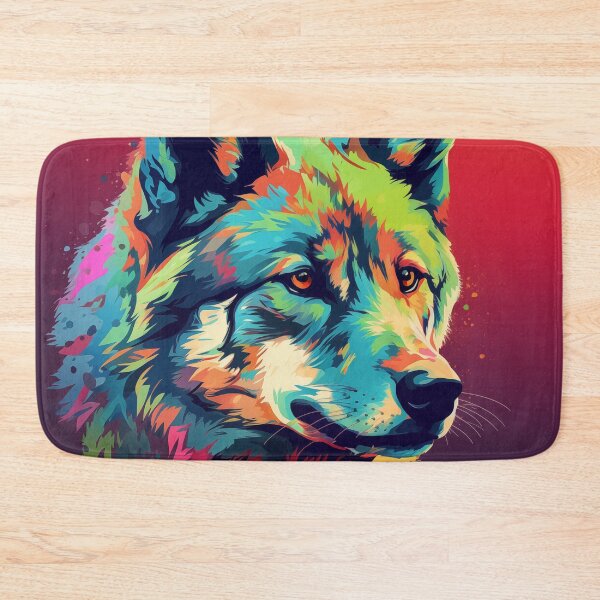 Item preview, Wolf Popart 2 designed and sold by RedHandedOD.