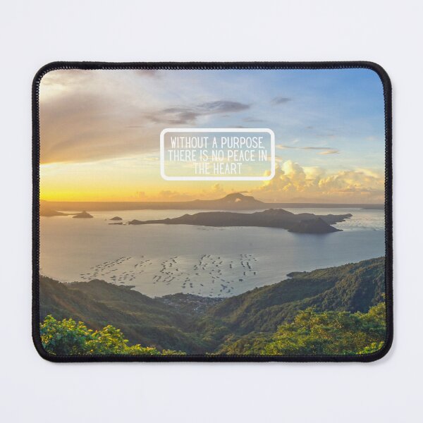 Item preview, "Without a Purpose, No Peace in the Heart – AI Nature & City Contrast with Valleys, Mountains, and Urban Energy" designed and sold by knalpot-design.