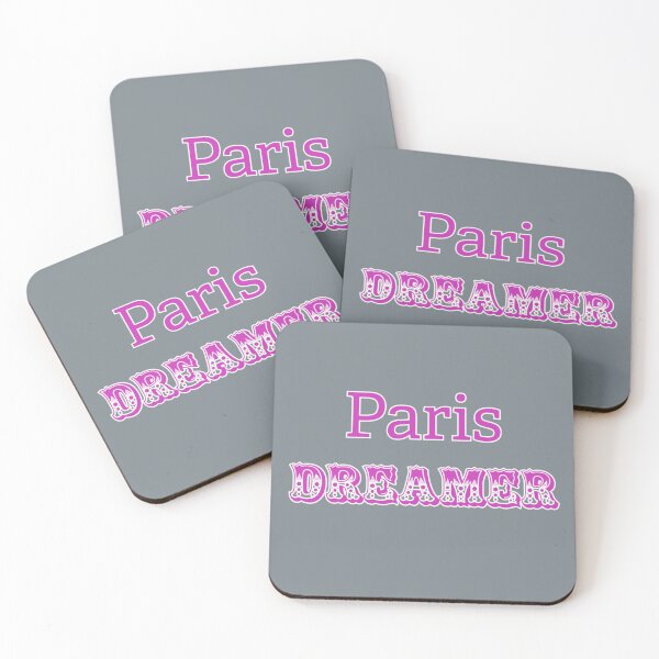 Artikelvorschau, Paris Dreamer Text Art Design entworfen und verkauft von PureGoldDesigns.