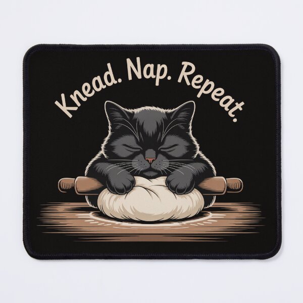 Item preview, Knead Nap Repeat – Kitty Biscuits Bakery designed and sold by Slavicsoul.