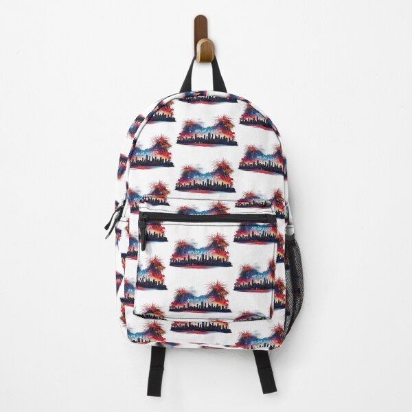 Item preview, City Skyline with Fireworks - Festive Graphic for the 4th of July designed and sold by WikaKowalczyk.