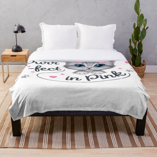 Aperçu de l'œuvre Le bonheur du chat rose ronronnant créée et vendue par Matthew Beech Designs.